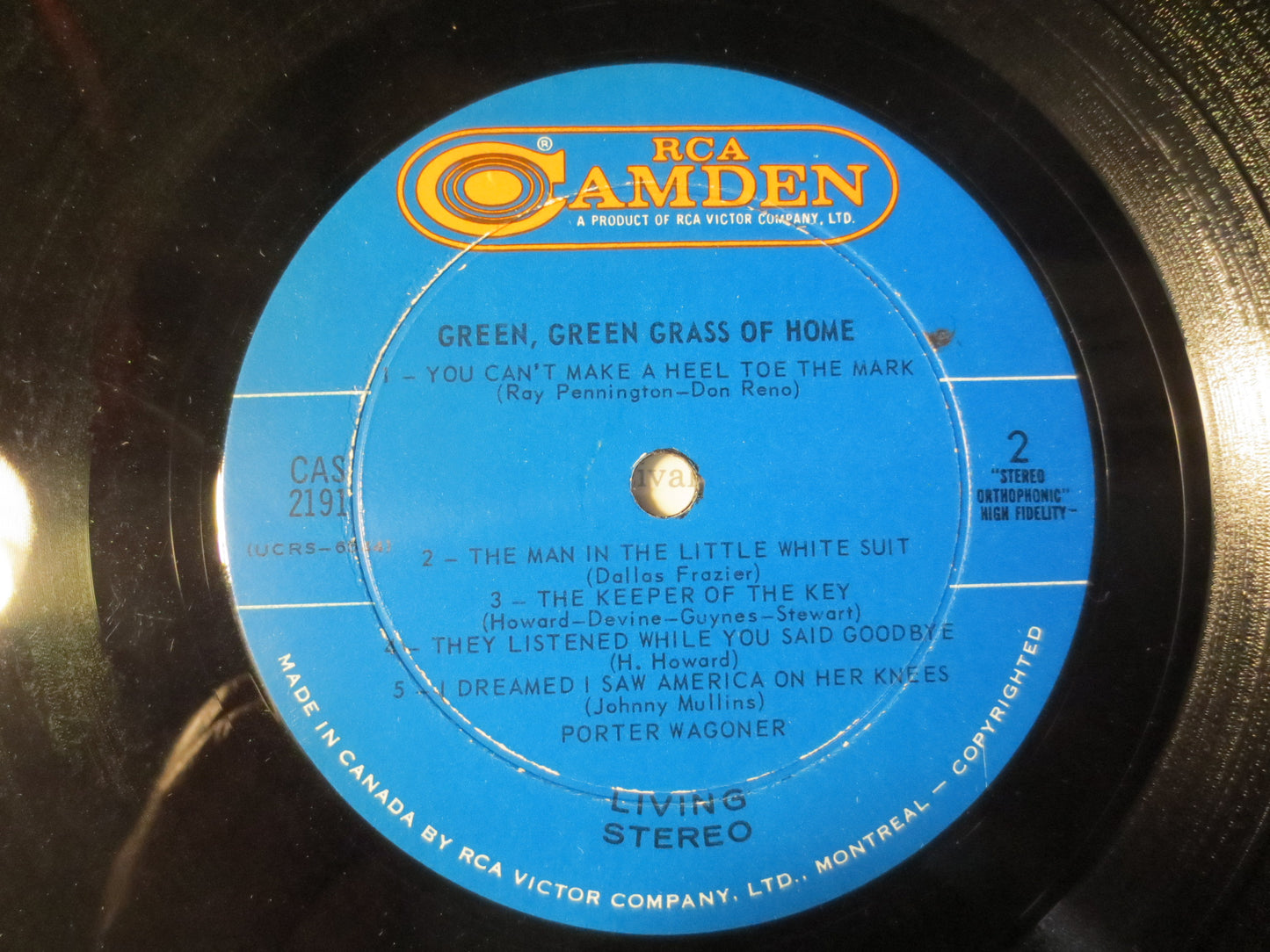 PORTER WAGONER Album, Green Grass of Home, Porter Wagoner Vinyl, Porter Wagoner Lp, Vintage Vinyl, Vinyl Lp, 1967 Records