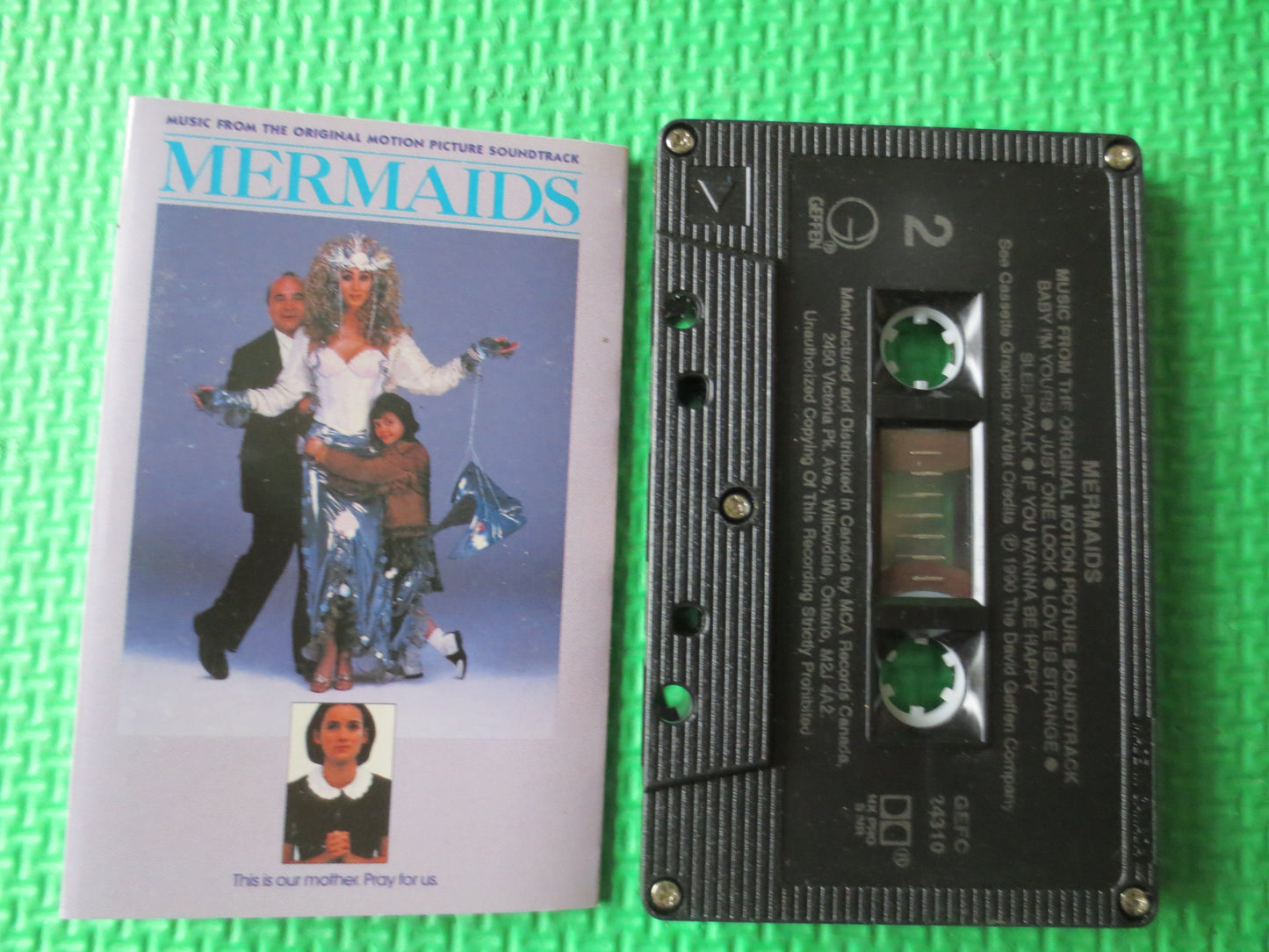 MERMAIDS, Movie SOUNDTRACK, MERMAIDS Soundtrack, Cassette Tapes, Tape Cassette, Vintage Cassette, Music Cassette, 1990 Cassette