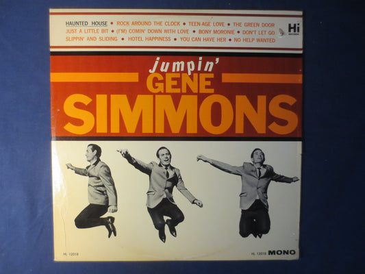 Gene Simmons Records, Jumpin' Gene Simmons, Haunted House Record, Haunted House Album, Rockabilly Records, Lp, 1964 Records