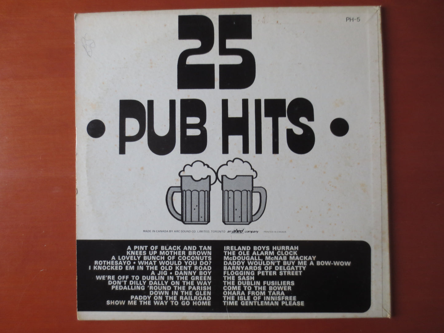 PUB MUSIC, PUB Songs, Pub Records, Pub Albums, Drinking Songs, Beer Albums, Beer Records, Beer Music, Vinyl, 1965 Records