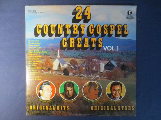 K-Tel RECORDS, 24 GOSPEL GREATS, K-Tel Album, K-Tel Vinyl, K-Tel Lp, Pop Record, Pop Vinyl, Vintage Vinyl, Lp, 1972 Records