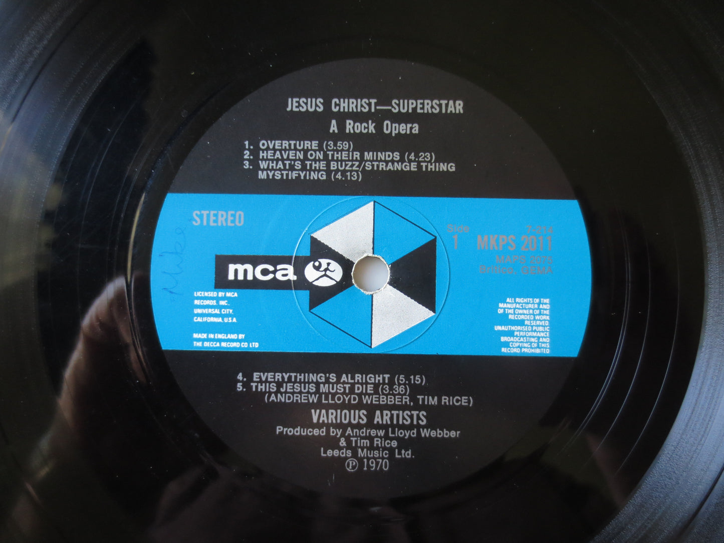 JESUS CHRIST SUPERSTAR, Jesus Christ Record, Jesus Christ Album, Jesus Christ Lp, Pop Records, Soundtrack Lp, 1970 Records