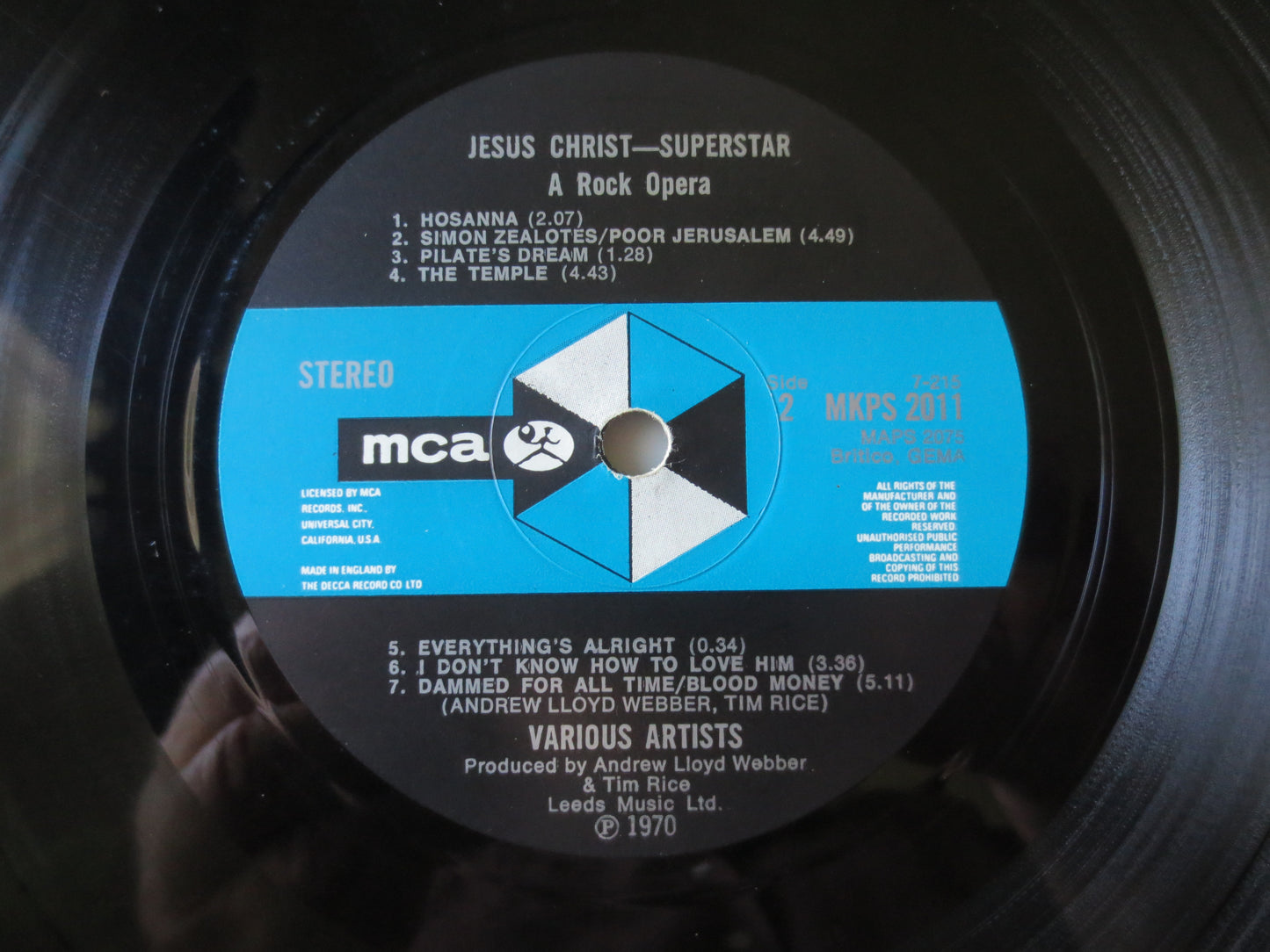 JESUS CHRIST SUPERSTAR, Jesus Christ Record, Jesus Christ Album, Jesus Christ Lp, Pop Records, Soundtrack Lp, 1970 Records