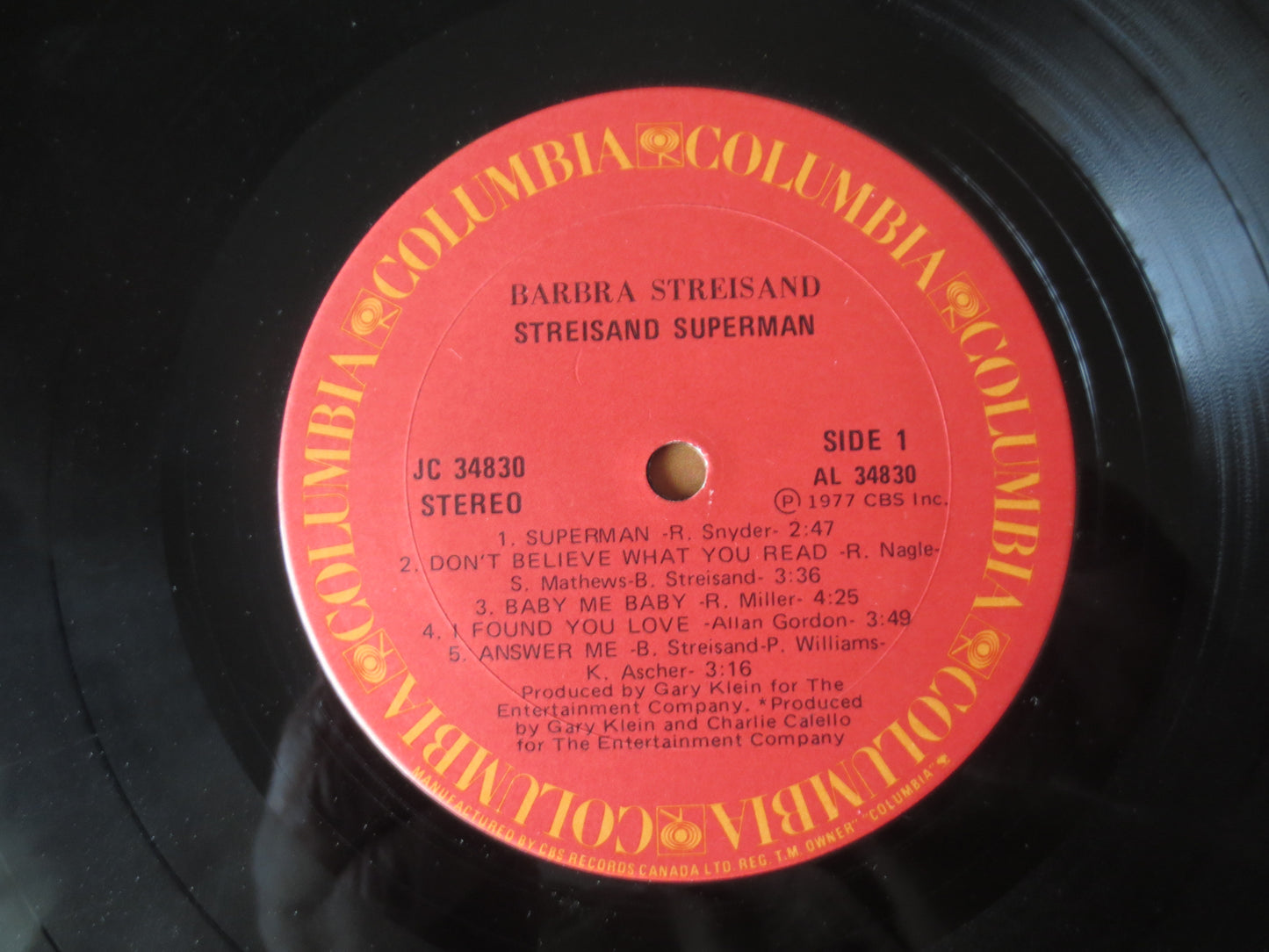 BARBRA STREISAND Lp, SUPERMAN, Record Vinyl, Records, Vinyl Record, Vinyl Lp, Jazz Record, Vinyl Albums, Lps, 1977 Records