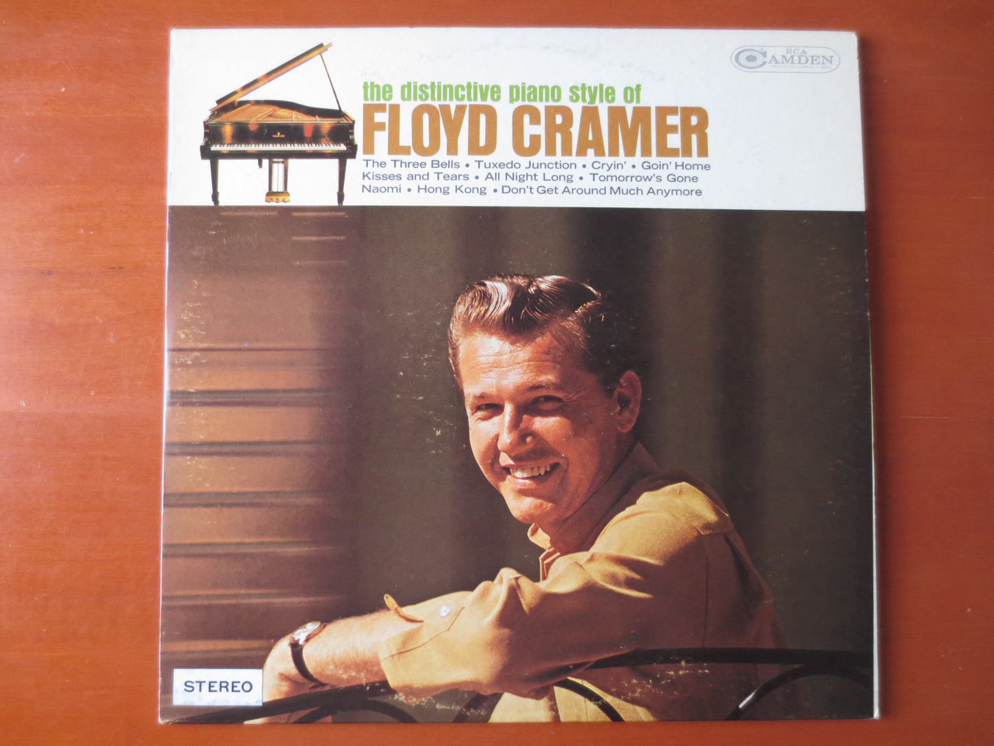 FLOYD CRAMER, DISTINCTIVE Piano, Country Record, Ragtime Records, Honky Tonk Records, Vinyl Record, Vinyl Lp, 1966 Records