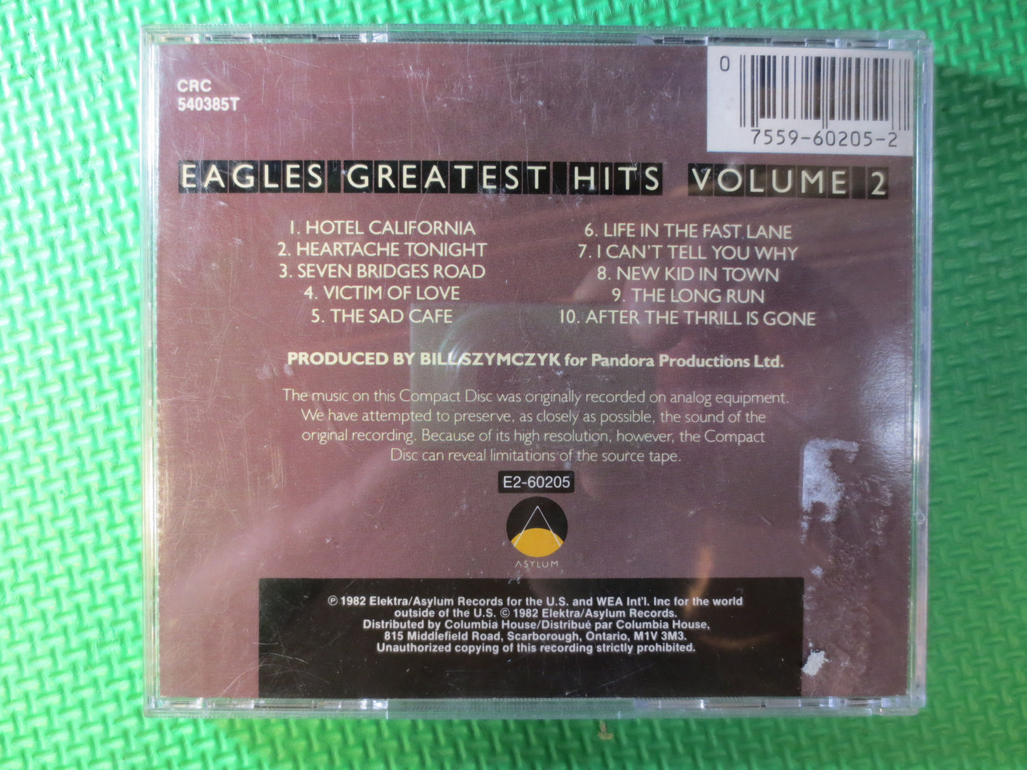 The EAGLES, GREATEST Hits, The EAGLES Cd, The Eagles Lp, Greatest Hits Cd, The Eagles Album, Eagles Music, 1982 Compact Discs