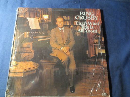 BING CROSBY, That's What, LIFE Is All About, Jazz Record, Bing Crosby Record, Bing Crosby Album, Vinyl Lps, 1975 Records