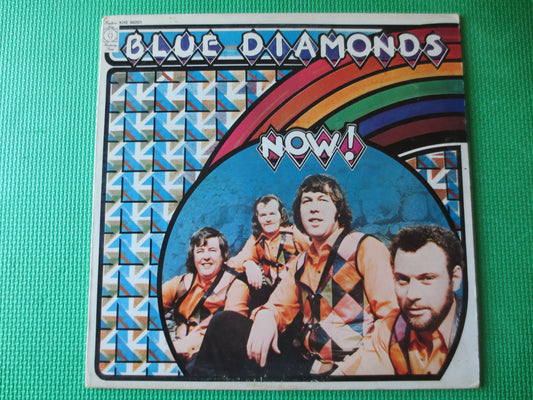 The BLUE DIAMONDS, NOW!, Blue Diamonds Albums, Blue Diamonds Record, Vintage Vinyl, Vinyl lps, Vinyl Record, 1972 Records