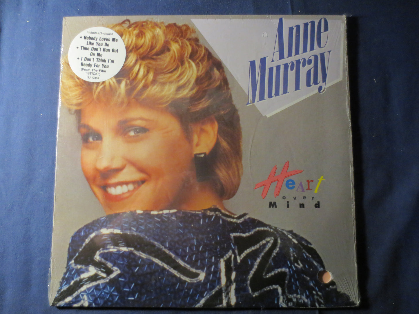 ANNE MURRAY, HEART Over Mind, Country Record, Anne Murray Record, Anne Murray Album, Anne Murray Lp, Vinyl Lp, 1984 Records