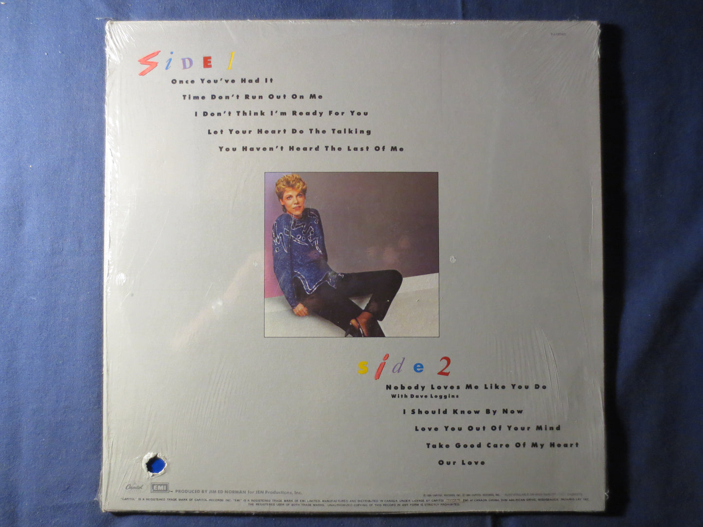 ANNE MURRAY, HEART Over Mind, Country Record, Anne Murray Record, Anne Murray Album, Anne Murray Lp, Vinyl Lp, 1984 Records