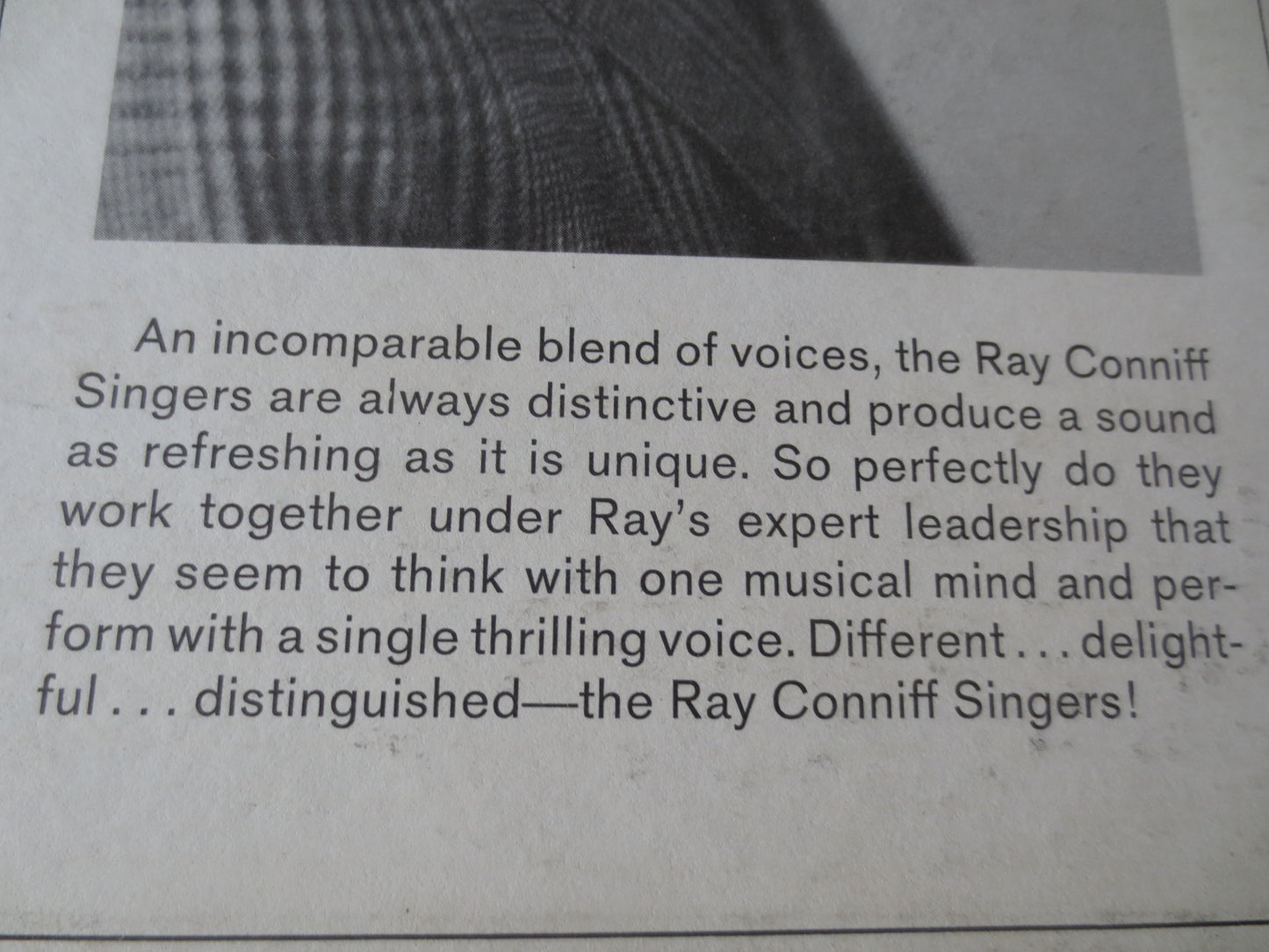 RAY CONNIFF, Somewhere My LOVE, Ray Conniff Records, Ray Conniff Albums, Ray Conniff Singers, Vinyl Record, 1966 Records