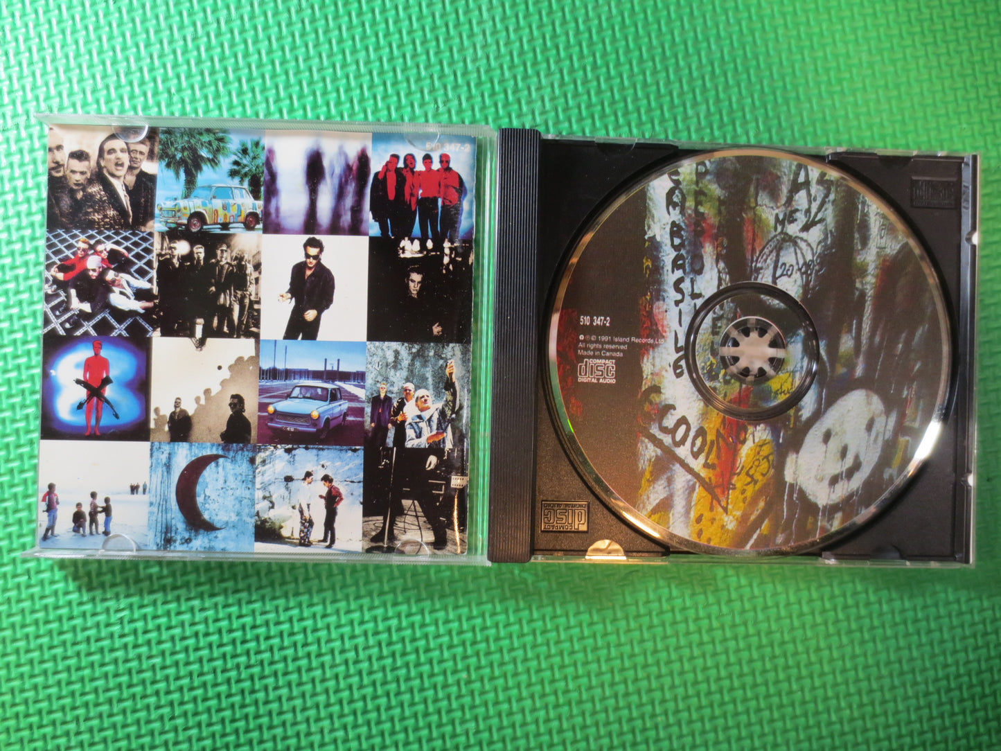 U2, Achtung BABY, U2 Cd, U2 Compact Disc, U2 Album, U2 Lp, Rock Cd, Classic Rock Cd, Vintage Compact Disc, 1991 Compact Discs