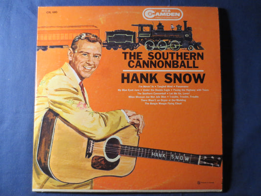 HANK SNOW, The, Southern CANNONBALL, Country Record, Vintage Vinyl, Record Vinyl, Records, Vinyl Record, Vinyl, 1961 Records