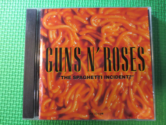 GUNS and ROSES, SPAGHETTI, Guns 'n Roses Lp, Guns 'N Roses Cd, Vintage Compact Disc, Classic Rock Album, 1993 Compact Disc