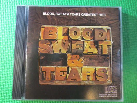 BLOOD SWEAT and TEARS, Greatest Hits, Pop Cd, Greatest Hits Cd, Rock Cd, Rock Lp, Vintage Compact Disc, Rock Compact Discs