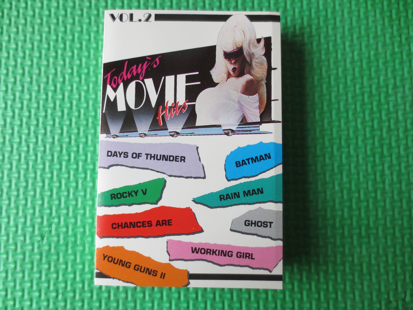 Today's MOVIE HITS, Volume 2, MOVIE Songs, Soundtrack Tapes, Tape Cassette, Movie lp, Tapes, Rock Cassette, Cassette Music