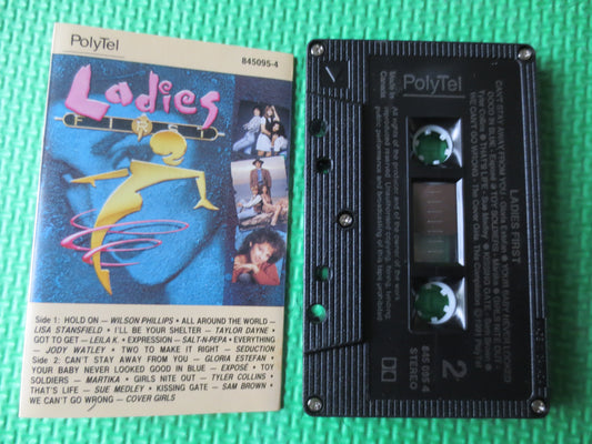 LADIES FIRST, ROCK Cassettes, Rock Music Tape, Cover Girls Tapes, Tape Cassette, Music Cassette, Cassettes, 1991 Cassette