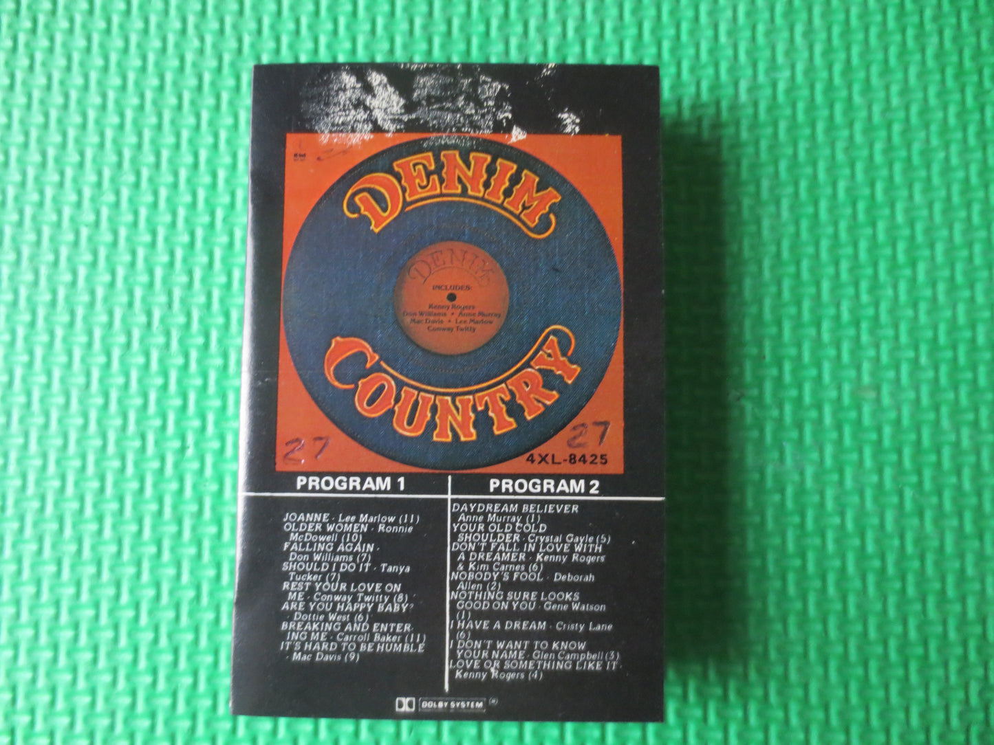 DENIM COUNTRY, Country MUSIC Tape, Country Cassettes, Country Tapes, Tapes, Tape Cassette, Music Cassette, 1981 Cassette