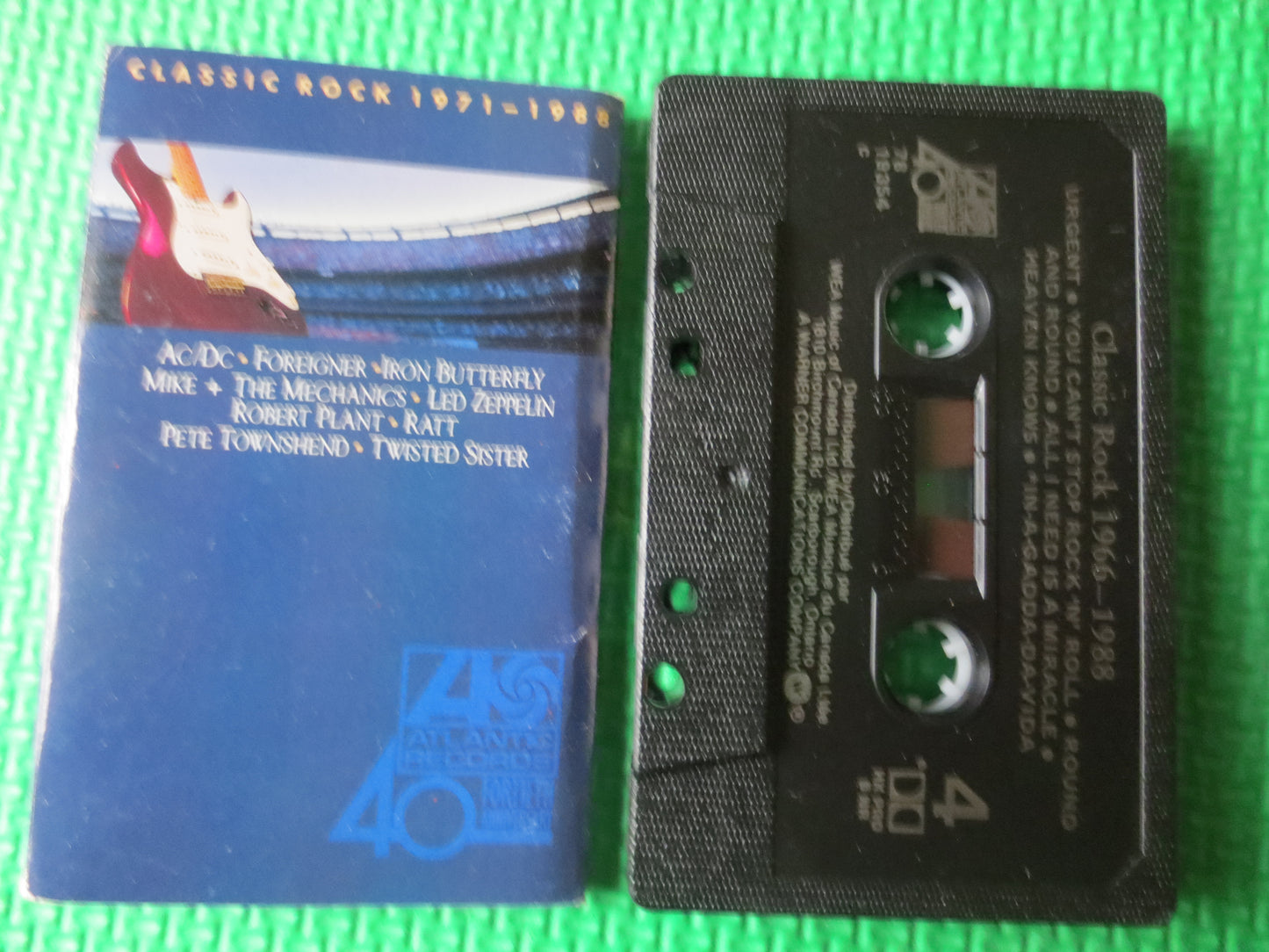 CLASSIC ROCK, 1971-1988, ROCK Cassettes, Rock Music Tape, Tapes, Tape Cassette, Music Cassette, Cassettes, 1988 Cassette