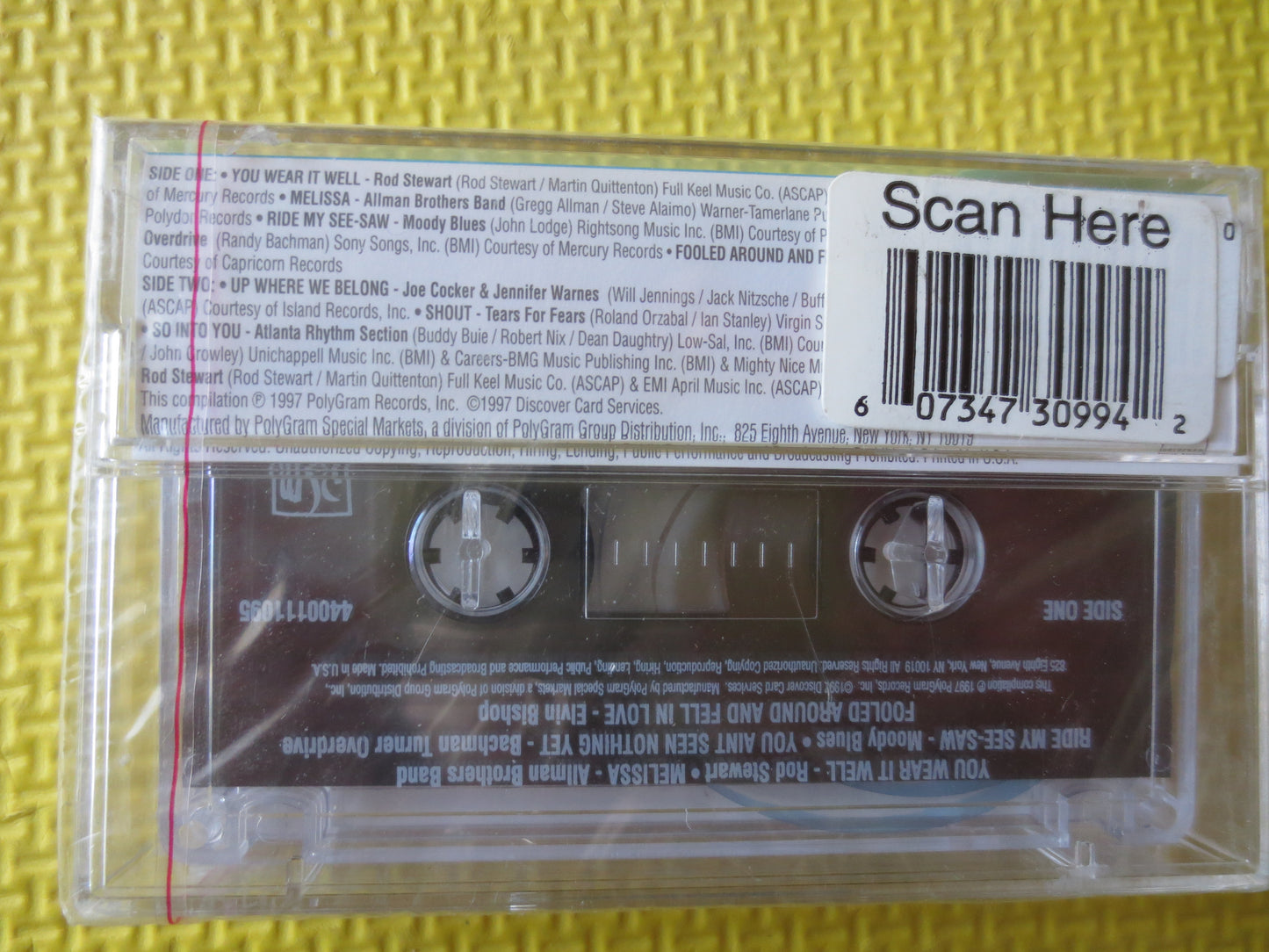 ROCKIN' Till MIDNIGHT, ROCK Cassettes, Rock Music Tapes, Rod Stewart Tapes, Tape Cassette, Music Cassette, 1997 Cassette