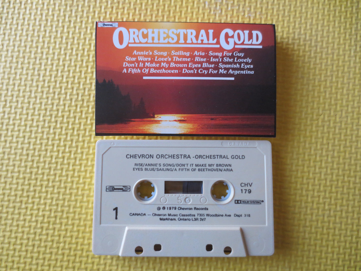 ORCHESTRAL GOLD, Orchestra MUSIC, Orchestra Tapes, Orchestra Cassette,  Tapes, Tape Cassette, Music Cassette, 1986 Cassette