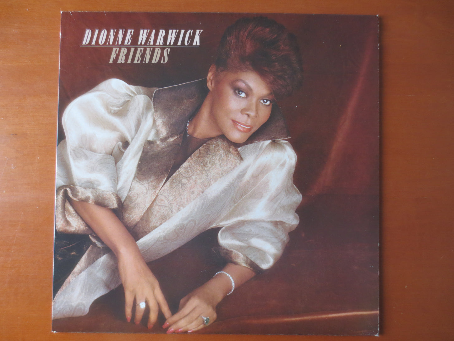 DIONNE WARWICK, FRIENDS, Pop Record, Dionne Warwick Album, Dionne Warwick Lp, Records, Vinyl Record, Vinyl Lp, 1985 Records