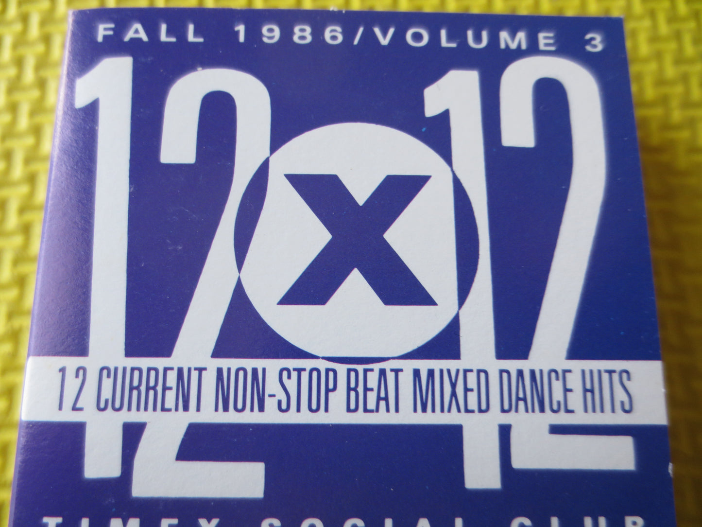 12 X 12, FALL 1986, Volume 3, Rock and Roll Tape, Rock Cassette, Rock Tapes, Tape Cassette, Music Cassette, 1987 Cassette