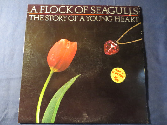 A FLOCK of SEAGULLS, Young HEART, Rock Record, Vintage Vinyl, Record Vinyl, Record, Vinyl Record, Vinyl Album, 1984 Records