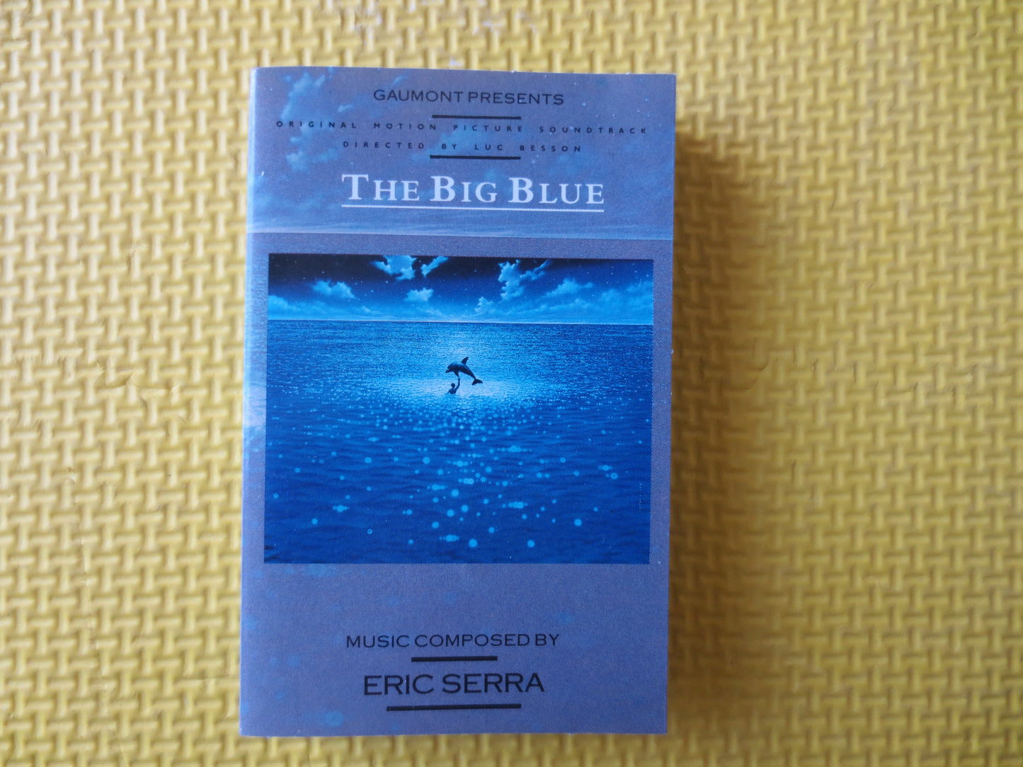 The BIG BLUE, Movie SOUNDTRACK, Soundtrack Tapes, Tranquility Cassette, Meditation Tapes, Meditation Music, 1988 Cassette