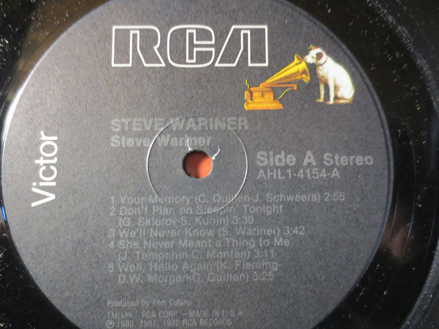 STEVE WARINER, DEBUT Record, Country Record, Steve Wariner Record, Steve Wariner Album, Steve Wariner Lp, Lp, 1982 Records