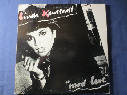 LINDA RONSTADT, Mad LOVE, Linda Ronstadt Album, Pop Record, Linda Ronstadt Lp, Pop Records, Vinyl Records, Lp, 1980 Records