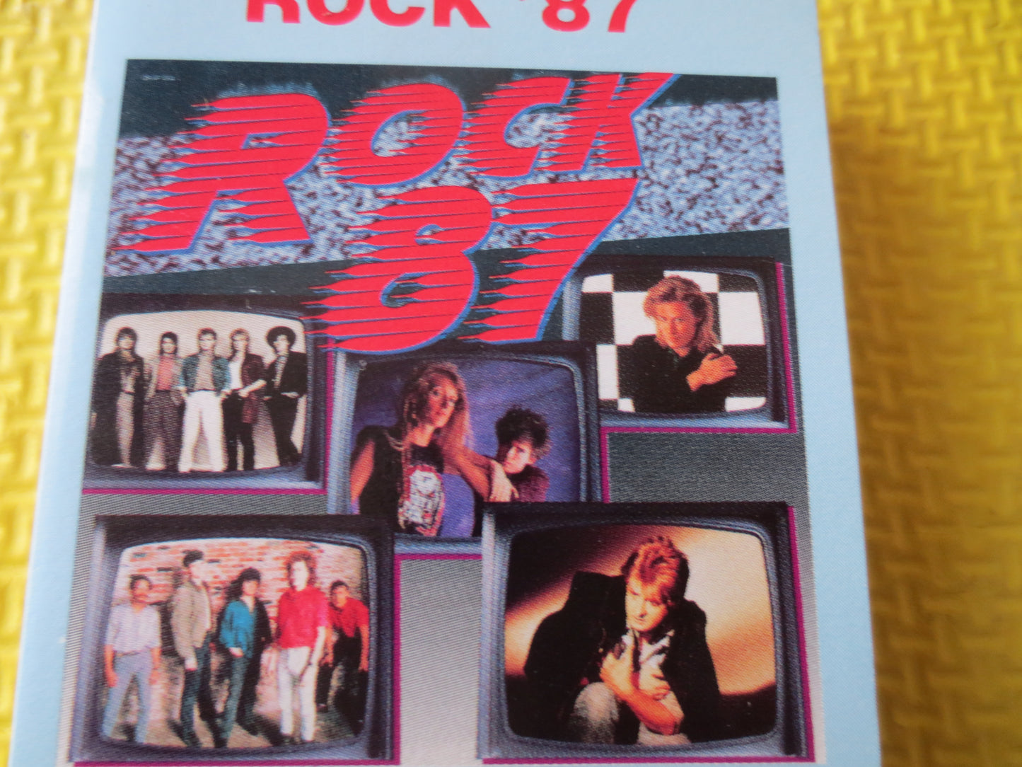 ROCK '87, ROCK '87 Tape, ROCK and Roll Tape, Glass Tiger Tapes, Rock Cassette, Tapes, Tape Cassette, Cassette, 1987 Cassette