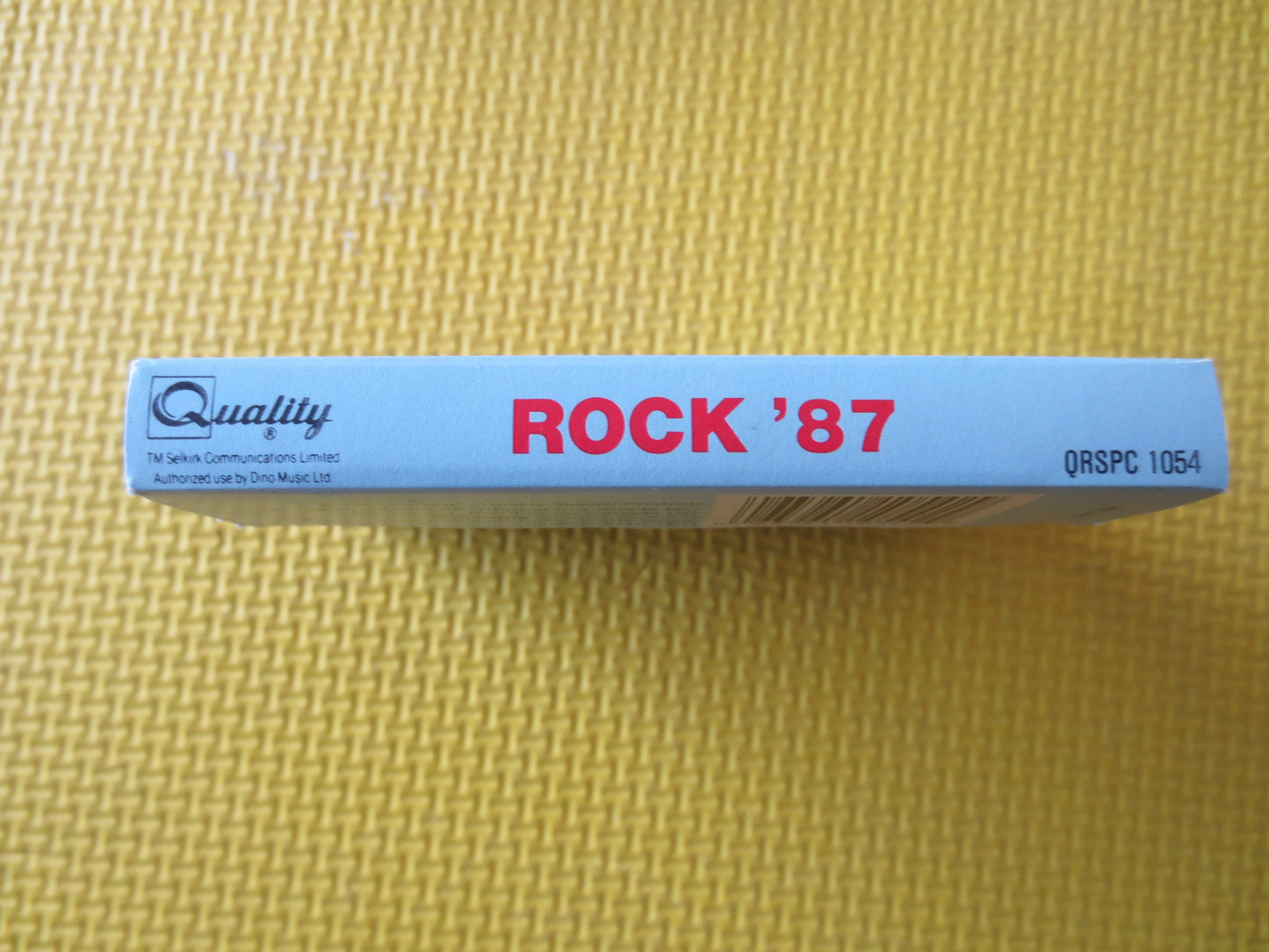 ROCK '87, ROCK '87 Tape, ROCK and Roll Tape, Glass Tiger Tapes, Rock Cassette, Tapes, Tape Cassette, Cassette, 1987 Cassette