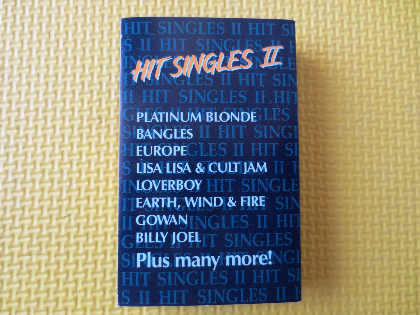 HIT SINGLES 2, HIT Singles Tape, Rock and Roll Tape, Rock Cassette, Rock Tapes, Tape Cassette, Music Cassette, 1988 Cassette