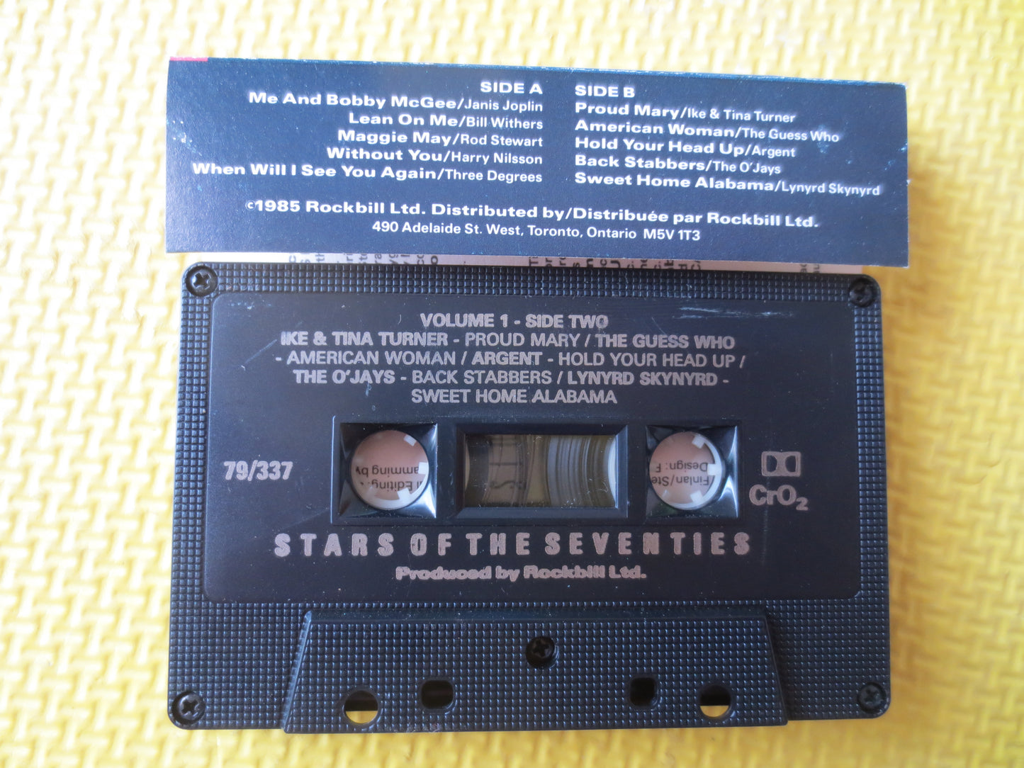 STARS of the SEVENTIES, Volume 1, 70s Tape, 70s Cassette Music, Tape Cassette, Music Cassette, Pop Cassette, 1985 Cassette