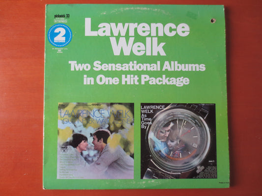 LAWRENCE WELK, TWO Records, Lawrence Welk Albums, Lawrence Welk Record, Vintage Vinyl, Vinyl Records, Jazz, 1968 Records