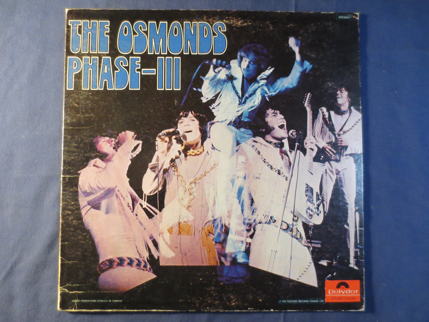 The OSMONDS, PHASE III, The Osmonds Record, The Osmonds Album, The Osmonds Lp, Donny Osmond, Pop Records, Lps, 1972 Records