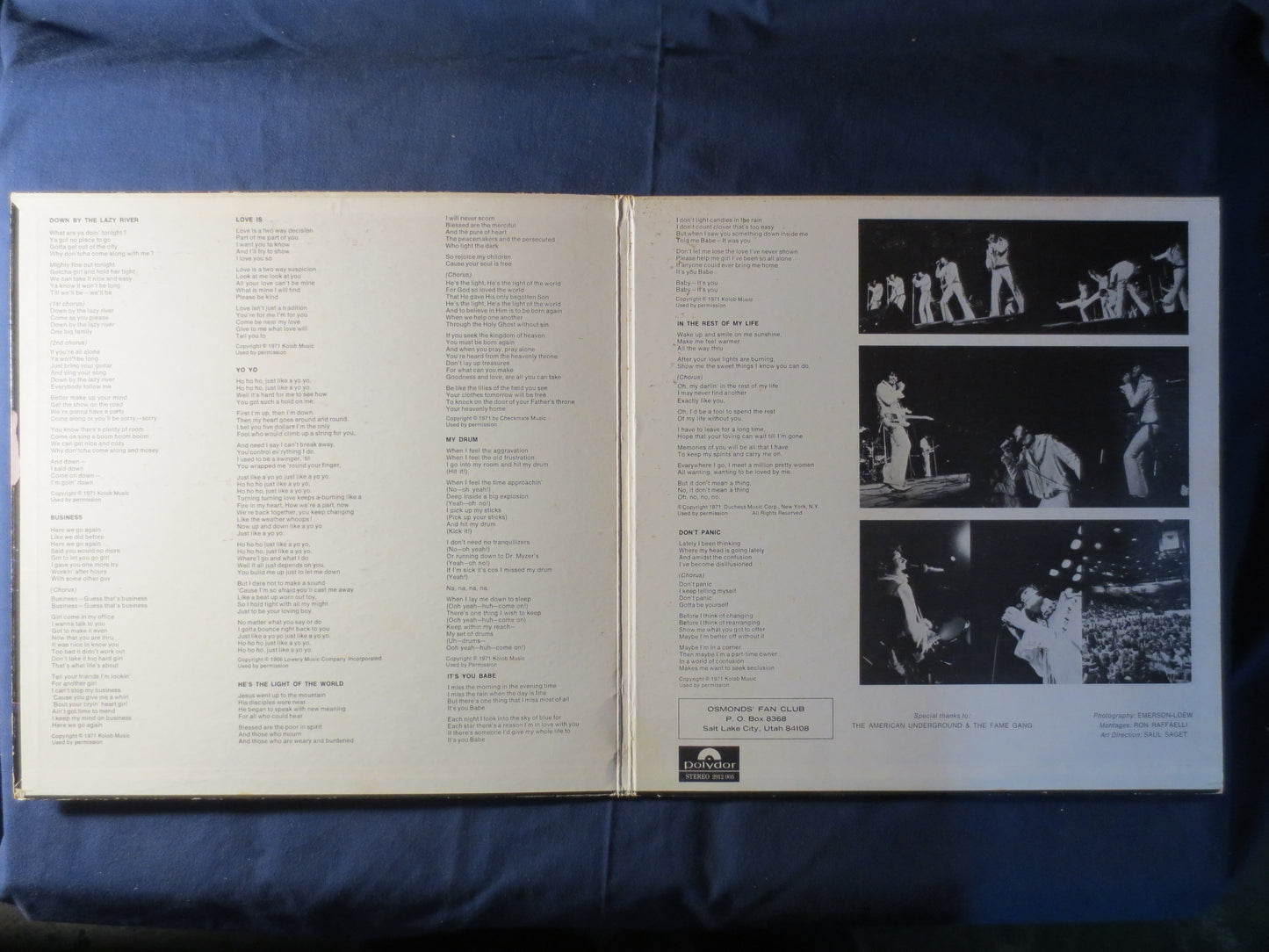 The OSMONDS, PHASE III, The Osmonds Record, The Osmonds Album, The Osmonds Lp, Donny Osmond, Pop Records, Lps, 1972 Records