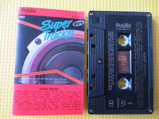 SUPER TRACKS, Rock MUSIC, Rock and Roll Tape, Rock Music Cassette, Music Cassettes, Music Tapes, Timbuk 3, 1987 Cassette