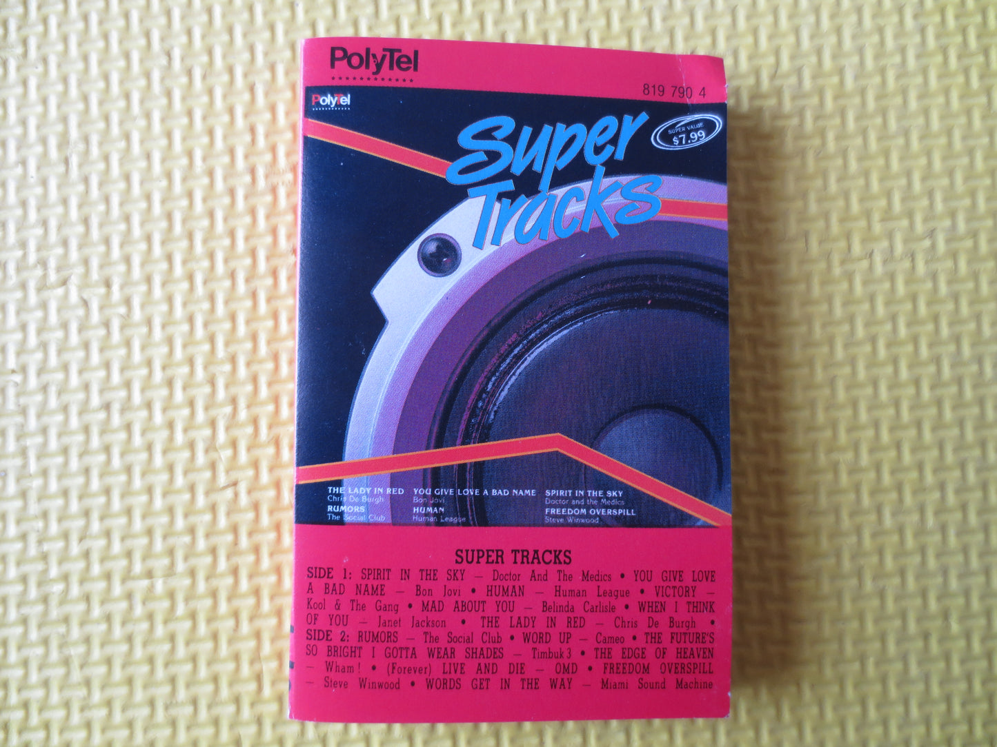 SUPER TRACKS, Rock MUSIC, Rock and Roll Tape, Rock Music Cassette, Music Cassettes, Music Tapes, Timbuk 3, 1987 Cassette