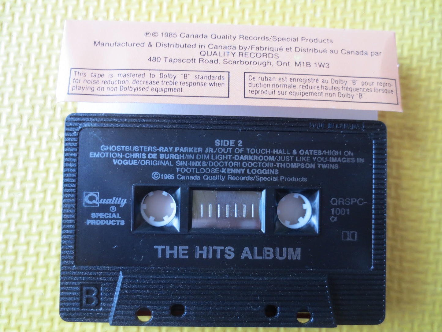 The HITS ALBUM, TWISTED Sister Tape, The Pretenders Tape, Tape Cassette, Pointer Sisters Tape, Rock Cassette, Cassette Music