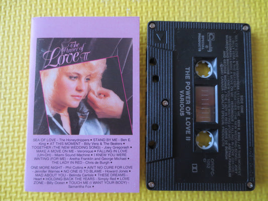 The POWER of LOVE, LOVE Music, Pop Music Tape, Romance Tape, Romance Cassette, Music Cassettes, Music Tapes, 1987 Cassette