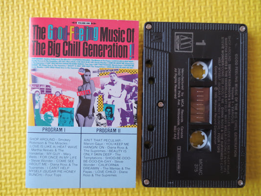 The BIG CHILL GENERATION, Rock Music, Rock and Roll Tape, Rock Music Cassette, Music Cassettes, Music Tapes, 1985 Cassette