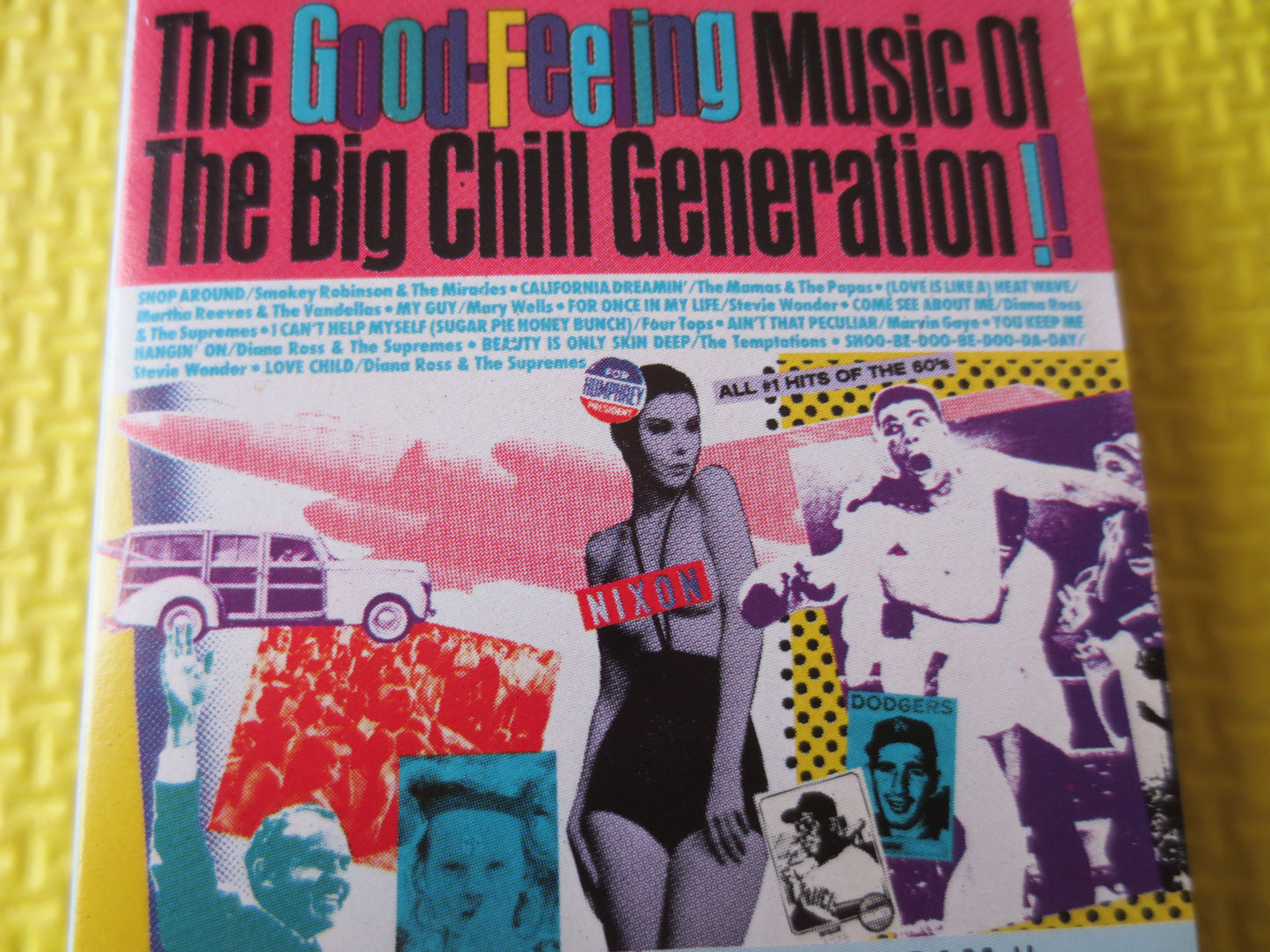 The BIG CHILL GENERATION, Rock Music, Rock and Roll Tape, Rock Music Cassette, Music Cassettes, Music Tapes, 1985 Cassette