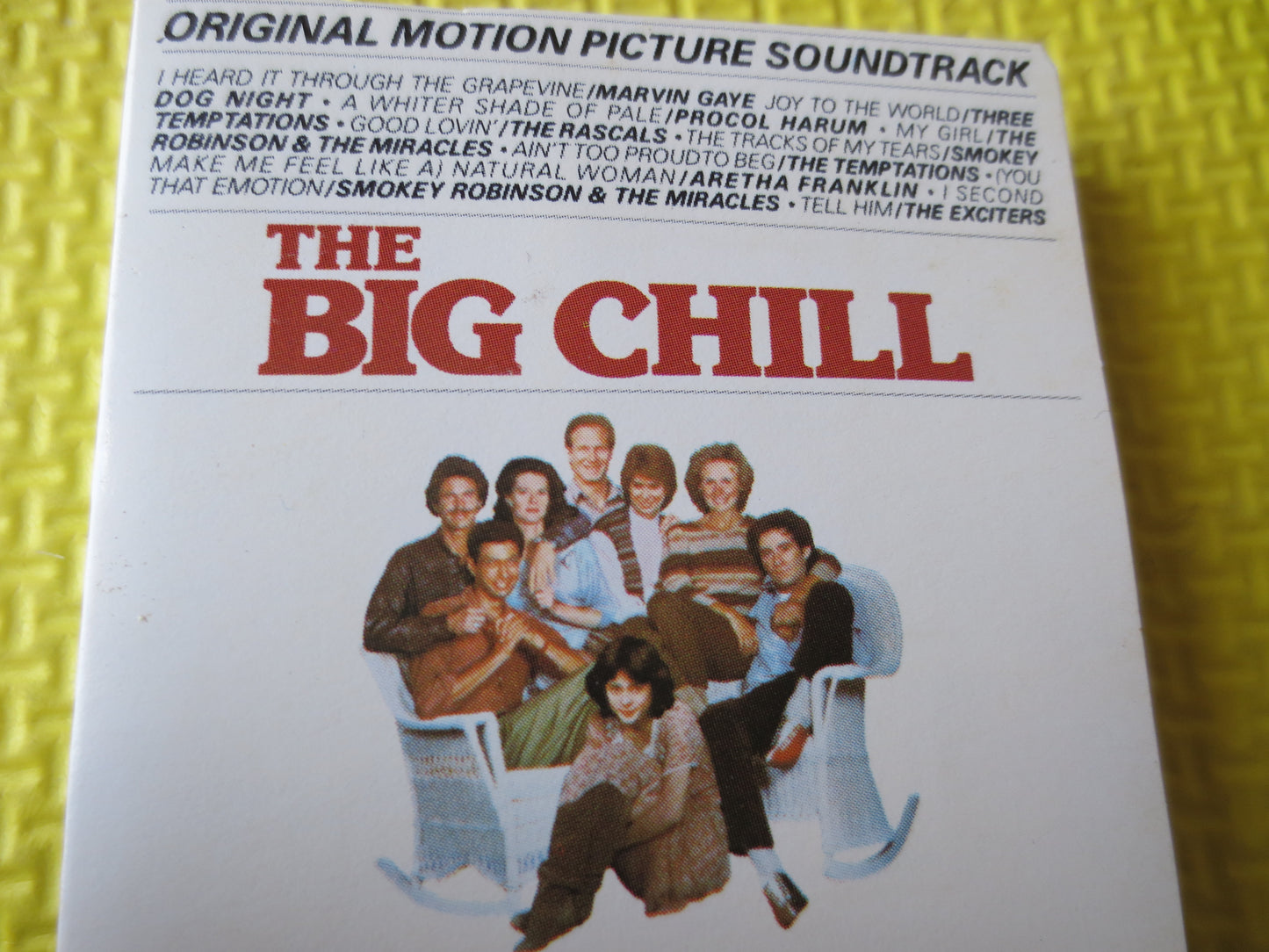 The BIG CHILL, SOUNDTRACK, Rock Music, Rock and Roll Tape, Rock Music Cassette, Music Cassettes, Abba Tapes, 1983 Cassette