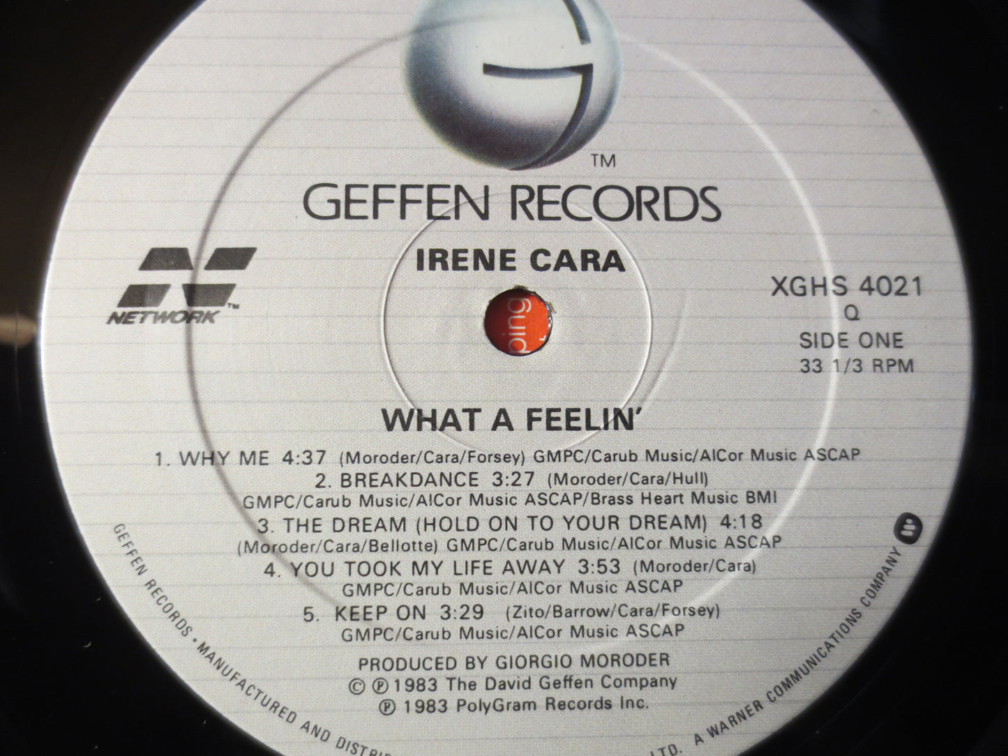 IRENE CARA, What a FEELIN', Irene Cara Album, Irene Cara Record, Irene Cara Lp, Vinyl Record, Pop Records, Lp, 1983 Records