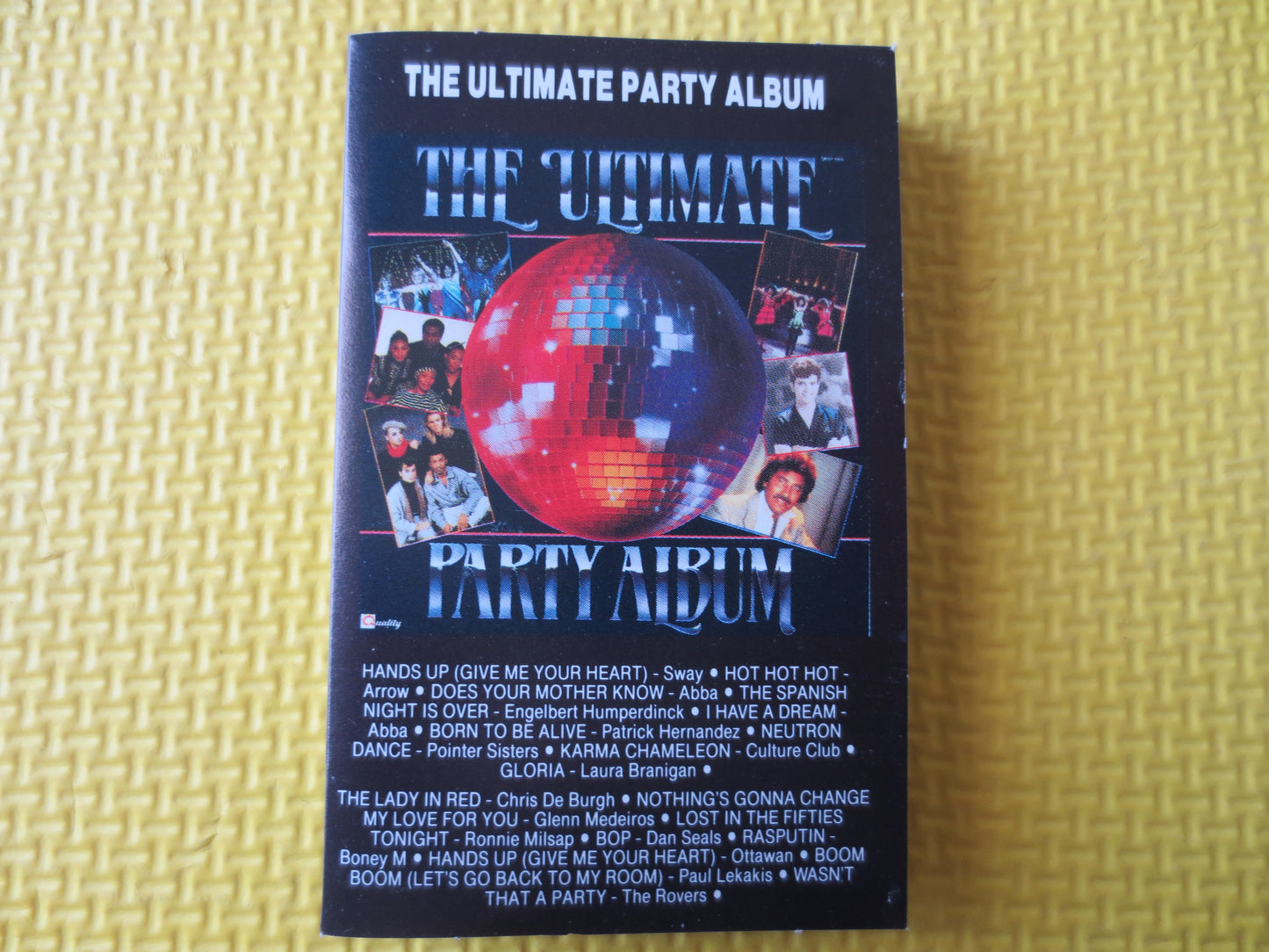 ULTIMATE PARTY ALBUM, Rock Music, Rock and Roll Tape, Rock Music Cassette, Music Cassettes, Abba Tapes, Tapes, 1988 Cassette