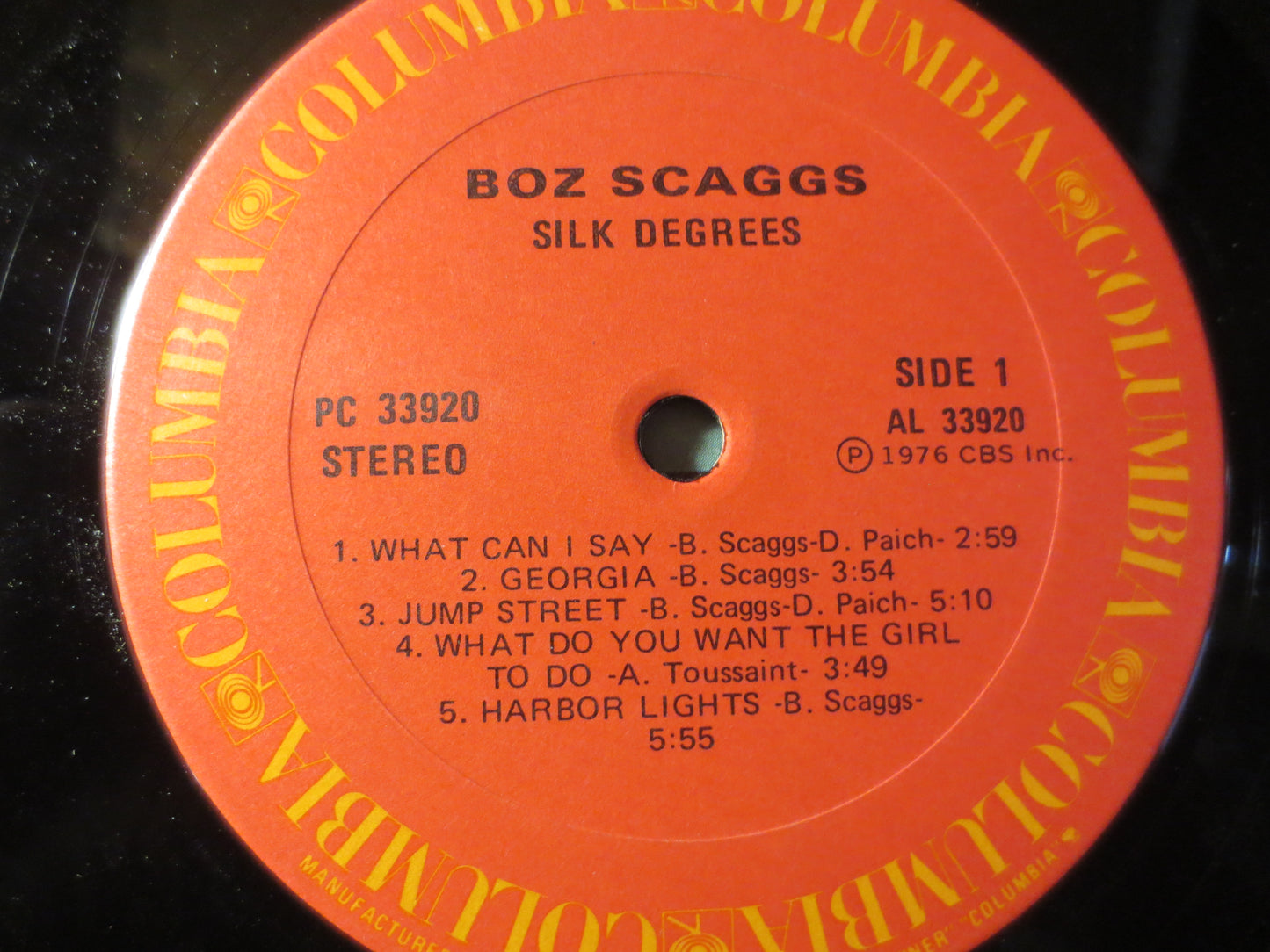 BOZ SCAGGS, SILK Degrees, Rock Record, Vintage Vinyl, Record Vinyl, Records, Vinyl, Vinyl Records, Pop Vinyl, 1976 Records