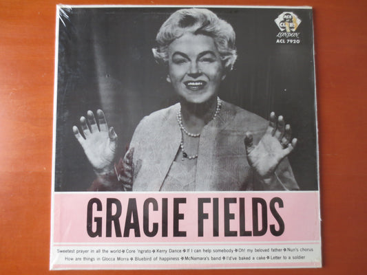 GRACIE FIELDS, GRACIE FIELDS Record, Gracie Fields Album, Gracie Fields Vinyl, Vinyl Records, Jazz Vinyl, Vintage Jazz, Lps, 1962 Records