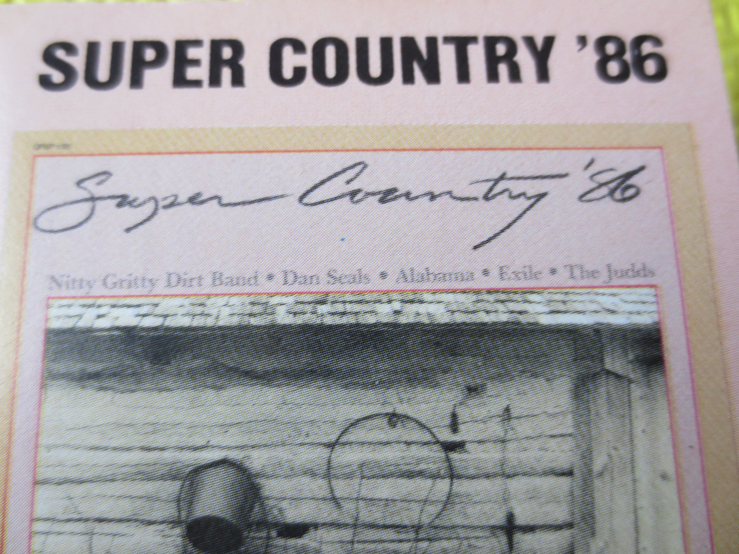 SUPER COUNTRY '86, Kenny Rogers Tape, George Jones Tape, Country Cassette, Exile Tape, Music Tapes, Cassette, Music Cassette